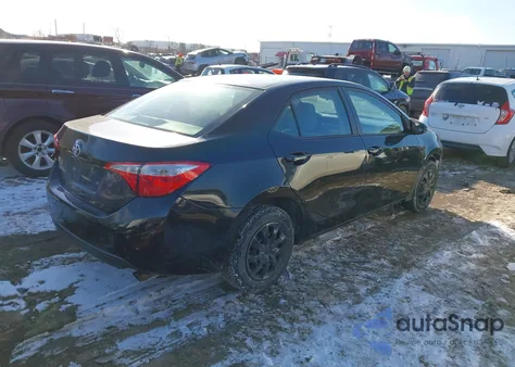 2014 Toyota Corolla L z USA, uszkodzony, nr VIN 2T1BURHE4EC159506